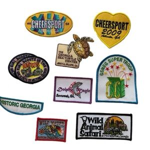 Girl Scout Patches Lot Of 10 GEORGIA ADVENTURES NEW